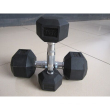 Hex Rubber Coated Cast Iron Adjustable 8kg 16kg Body Dumbbell